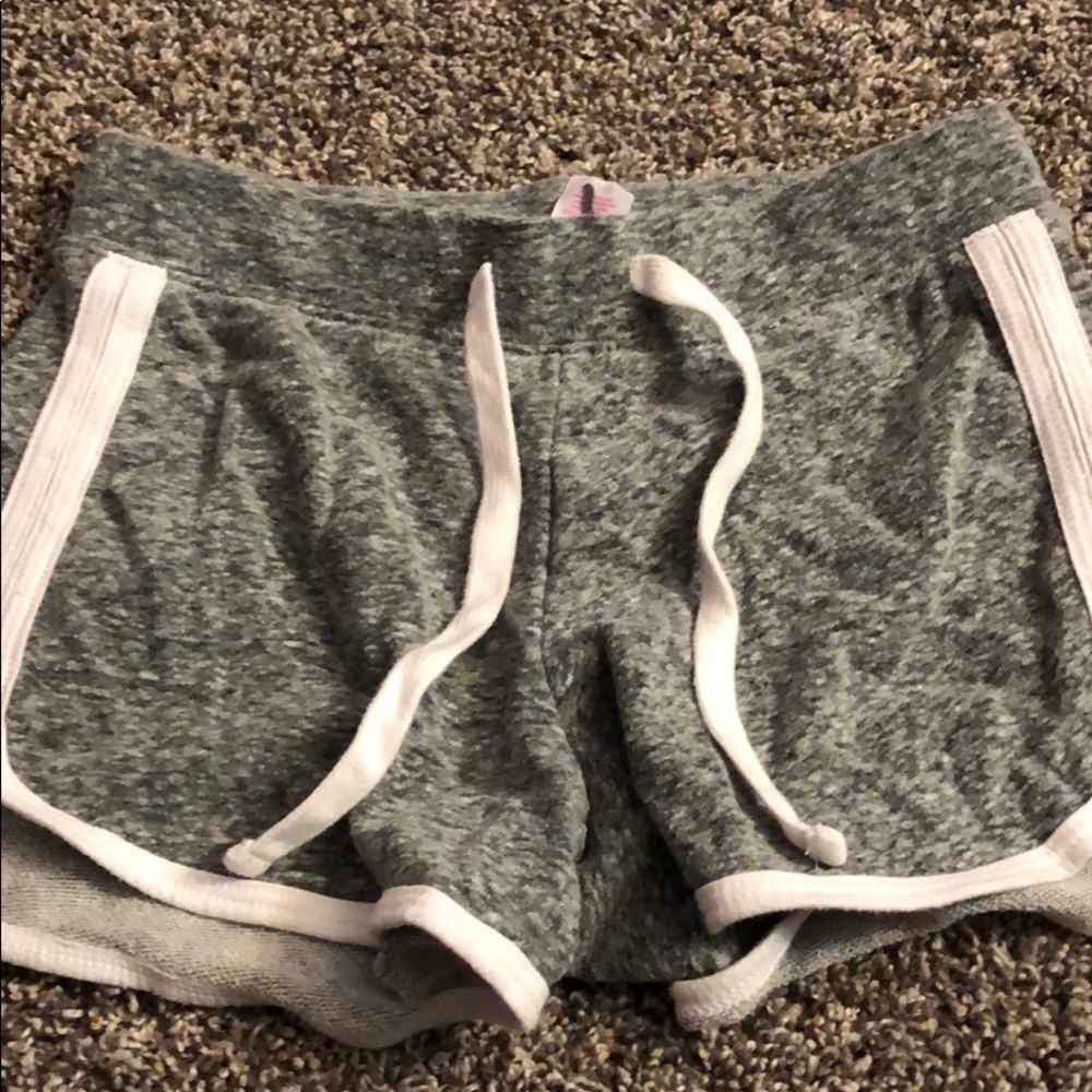 Gray girls justice size 8 shorts